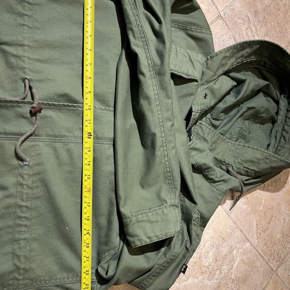 Alpha Industries Olive Military Jacket - Picture 6 of 7